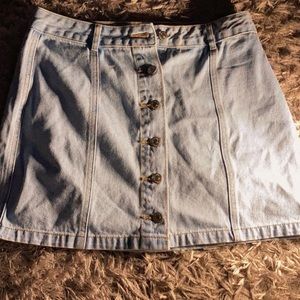 Light blue Jean skirt